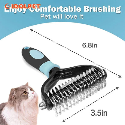 Professional deshedding tool for cats and puppies