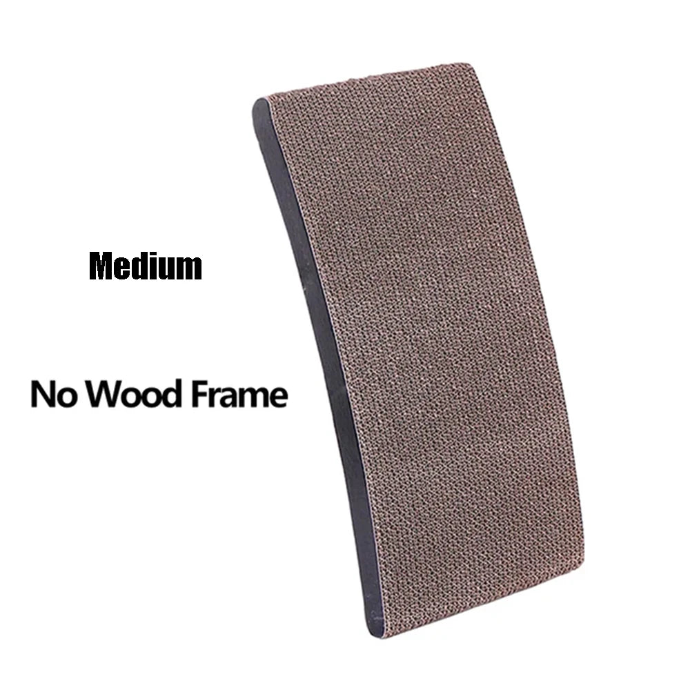 Wood Cat Scratcher 3-in-1 – Wooden Cat Scratch Board, Bed & Play Pad