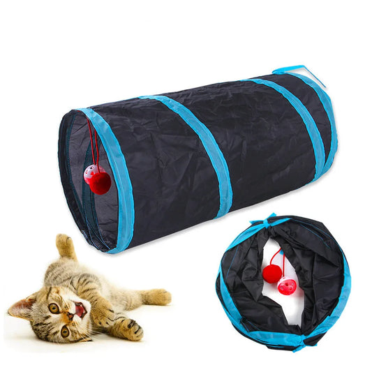 Foldable Cat Tunnel – Interactive Play Toy for Cats