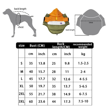 Winter Dog Onesie – Warm Fleece Coat for Small Dogs