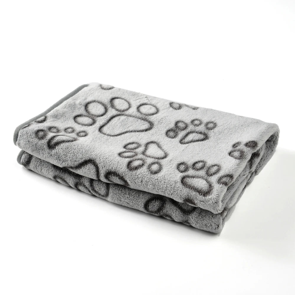 Soft Cozy Pet Blanket – Fleece Dog & Cat Bed Mat, Washable