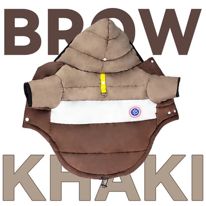 Winter Dog Jacket – Waterproof Cotton Coat for Small Dogs | Warm Pet Outfit for Chihuahua, Bulldog, Poodle, Maltese