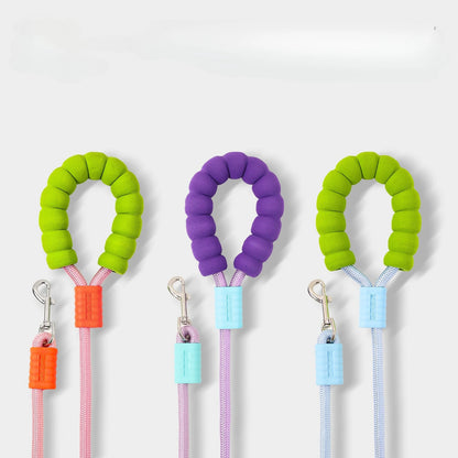 Colorful nylon harness and leash combo for small dogs