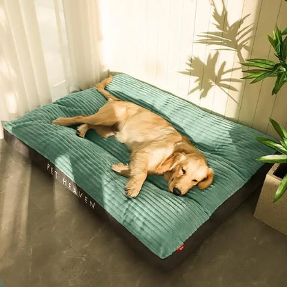 Winter Warm Pet Bed Mat – Corduroy Soft Dog & Cat Cushion