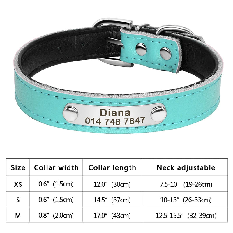 Personalized Cat & Dog Collar with Crystal Rhinestones – Adjustable Collar with Custom Engraved Anti-Lost ID Tag