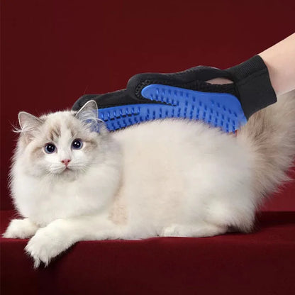 Pet Grooming Glove – Deshedding & Massage Glove for Cats & Dogs – Left or Right Hand