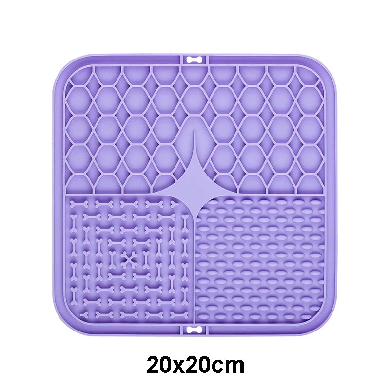 Pet Lick Silicone Mat – Slow Feeder for Dogs