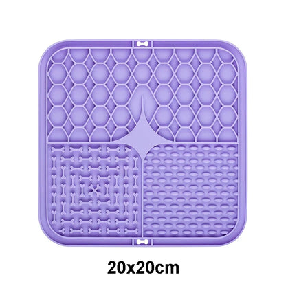 Pet Lick Silicone Mat – Slow Feeder for Dogs