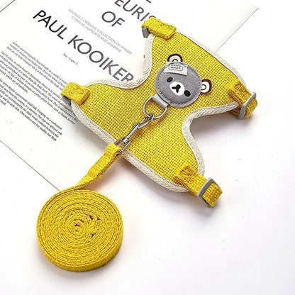 Rabbit Harness & Leash Set – Adjustable Bunny Vest