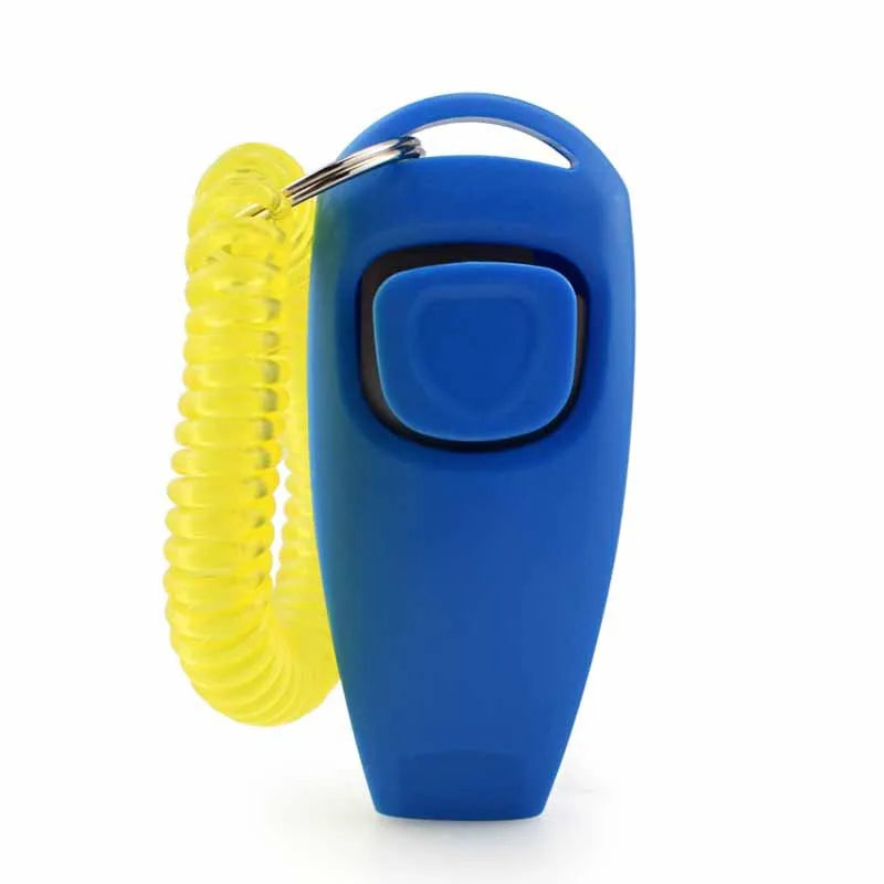 2 in 1 Pet Training Clicker with Whistle – Dog Training Assistant Tool