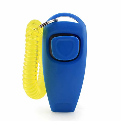 2 in 1 Pet Training Clicker with Whistle – Dog Training Assistant Tool