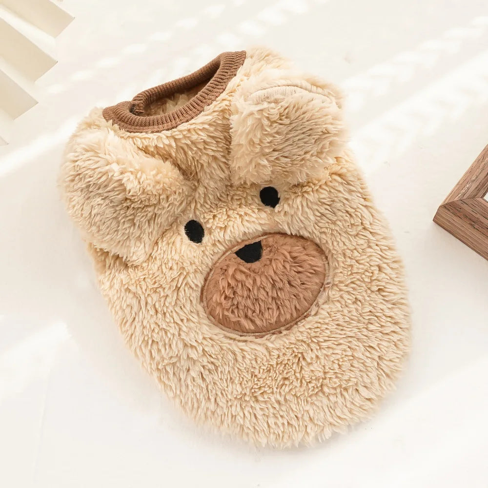 Cute Winter Dog Clothes – Warm Vest for Small Dogs & Cats