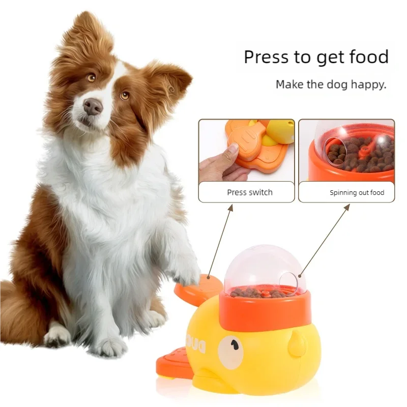 Slow feeder puzzle toy helping dogs eat slowly