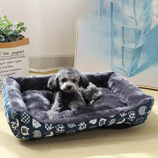 Luxury Soft Pet Bed for Dogs & Cats – Cozy Washable Sofa Basket for Small, Medium, and Large Pets