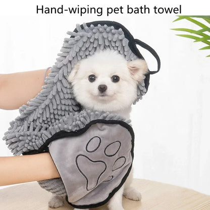 Super Absorbent Pet Bath Towel – Quick-Dry Grooming Towel for Dogs & Cats, Large Size