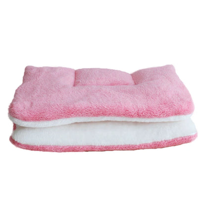 Soft Fleece Dog & Cat Bed Mat – Thickened Warm Pet Blanket