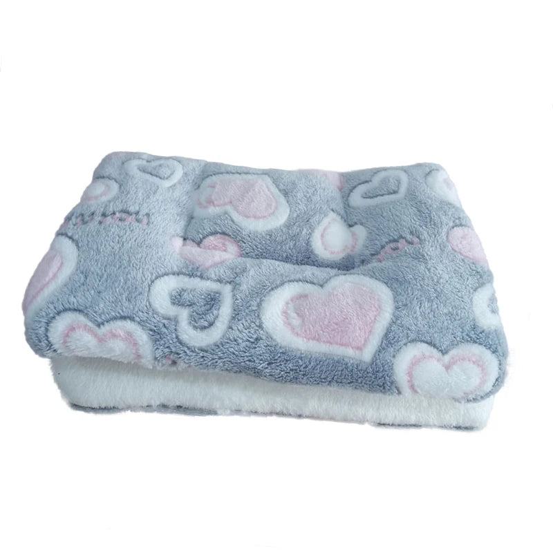 Soft Fleece Dog & Cat Bed Mat – Thickened Warm Pet Blanket