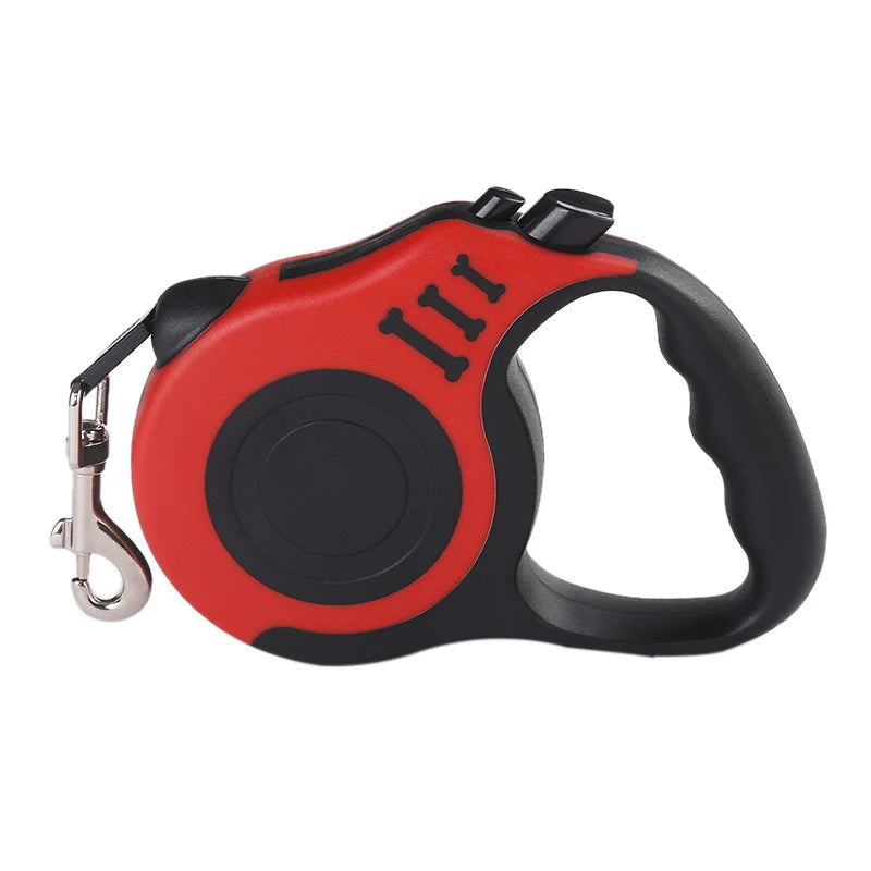 Retractable Dog Leash 3m/5m – Durable Nylon for Small Pets