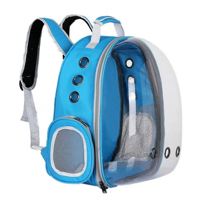Pet Carrier Backpack – Transparent Space Capsule for Cats & Dogs