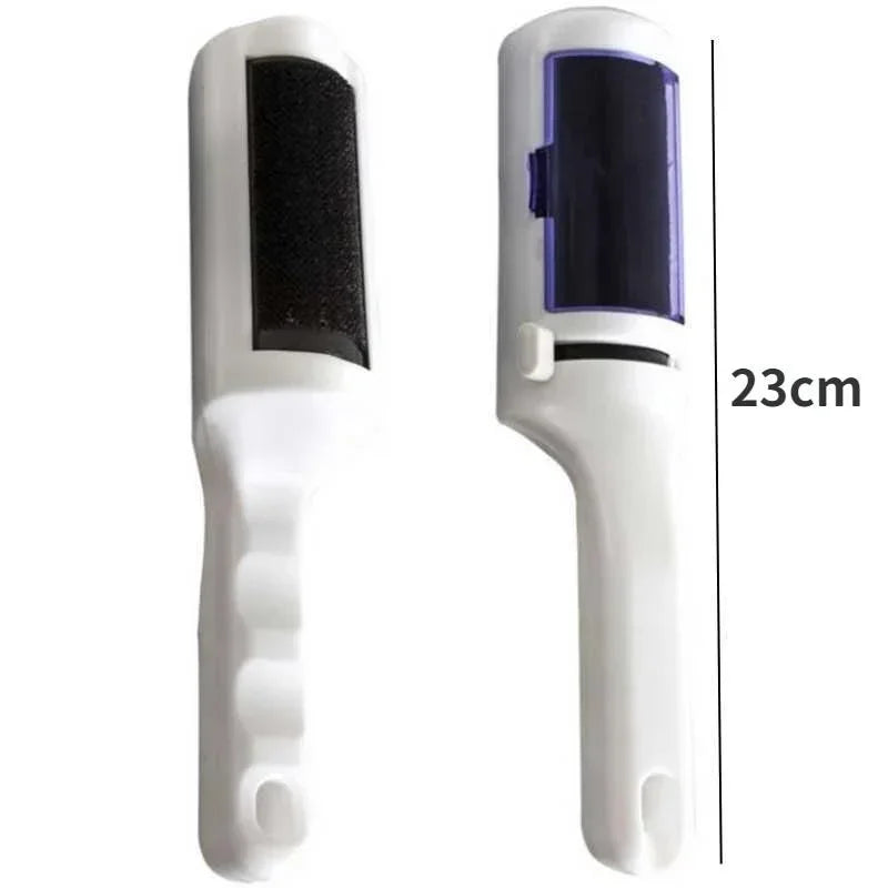 Pet Hair Remover Brush with Rotating Chamber – Reusable Grooming Tool for Dogs and Cats, Lint Cleaner for Clothes, Furniture & Beds
