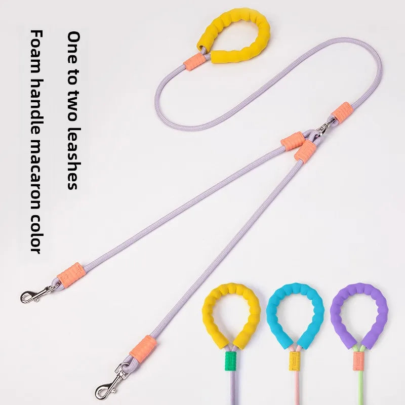 double dog leash nylon 1.5m
