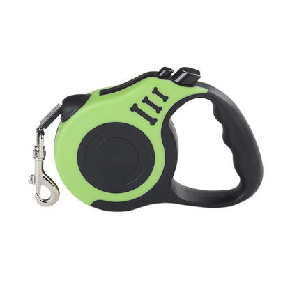 Retractable Dog Leash 3m/5m – Durable Nylon for Small Pets