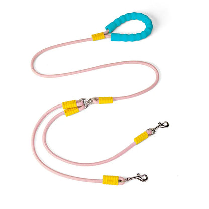 1.5m Pet Double Leash – Durable 2 Way Coupler Rope