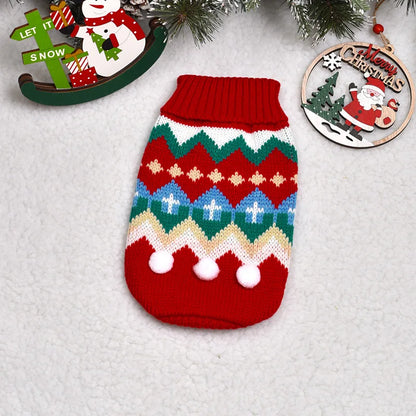 Christmas Dog Sweater – Winter Knitwear