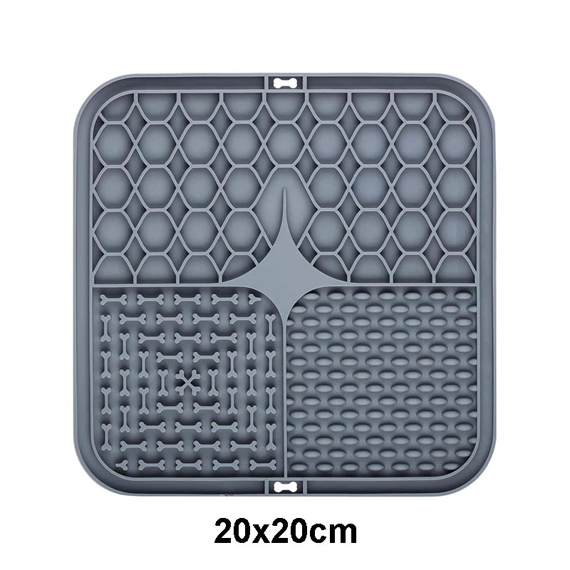 Pet Lick Silicone Mat – Slow Feeder for Dogs