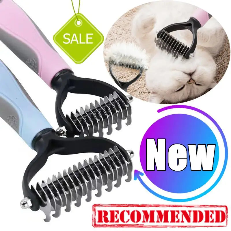 Professional pet grooming comb for dogs and cats