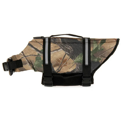 Dog Life Jacket with Reflective Strips – Adjustable Waterproof Pet Swim Vest for Small to Large Dogs