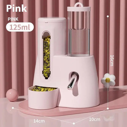 2in1 Hamster Feeder & Water Dispenser – Leakproof, Large Capacity