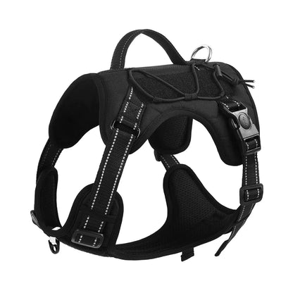 Reflective Dog Harness – Adjustable No-Pull Nylon Vest