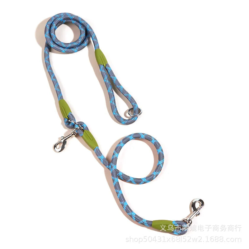 Reflective Nylon Dog Leash – Strong & Safe Running Lead