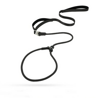 durable slip leash with collar loop for dogs