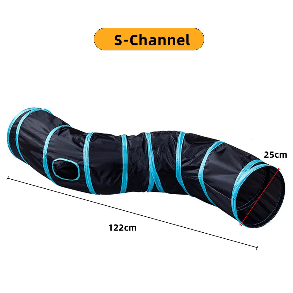 Foldable Cat Tunnel – Interactive Play Toy for Cats