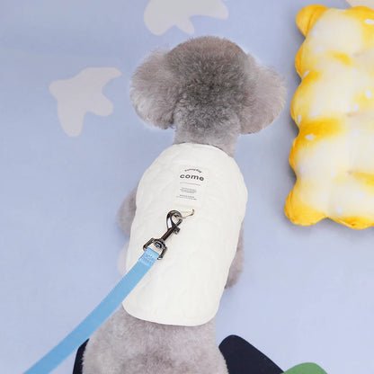 Size chart for cotton dog vest – cm measurements