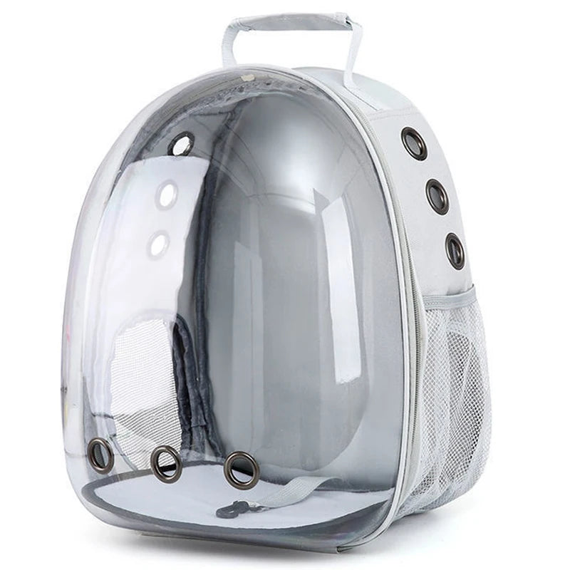 Pet Carrier Backpack – Transparent Space Capsule for Cats & Dogs