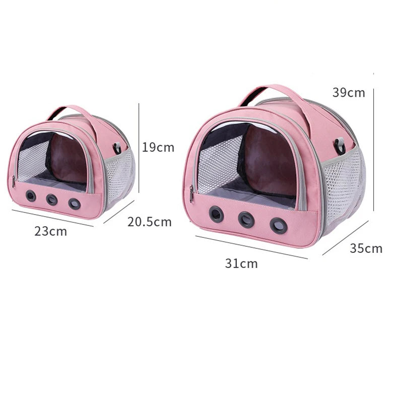 Portable Pet Travel Bag – Small Animal Carrier for Cats, Dogs & Hamsters
