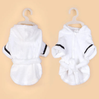 Size chart for pet pajama nightgown