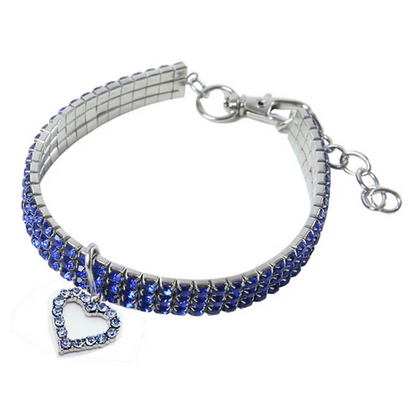 Rhinestone Dog Collar – Crystal Bling Pet Necklace
