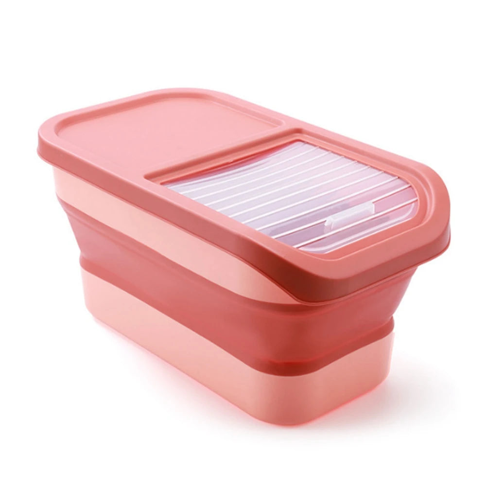 Collapsible Pet Food Storage Box – Airtight Container 13/33LB
