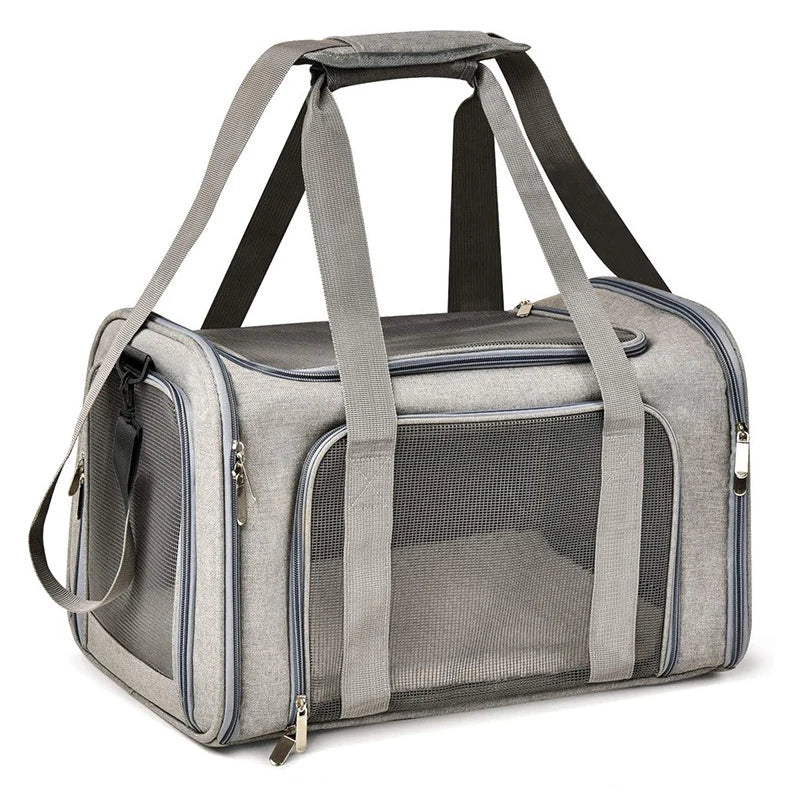 Pet Carrier Bag – Breathable Travel Tote for Dogs & Cats