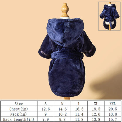 Pet Pajamas for Cats & Dogs – Soft Warm Nightgown Outfit