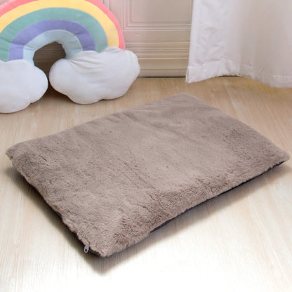 Cozy Faux Fur Dog Bed Mat – Warm, Washable Pet Sleeping Blanket for Dogs & Cats (S–XL)