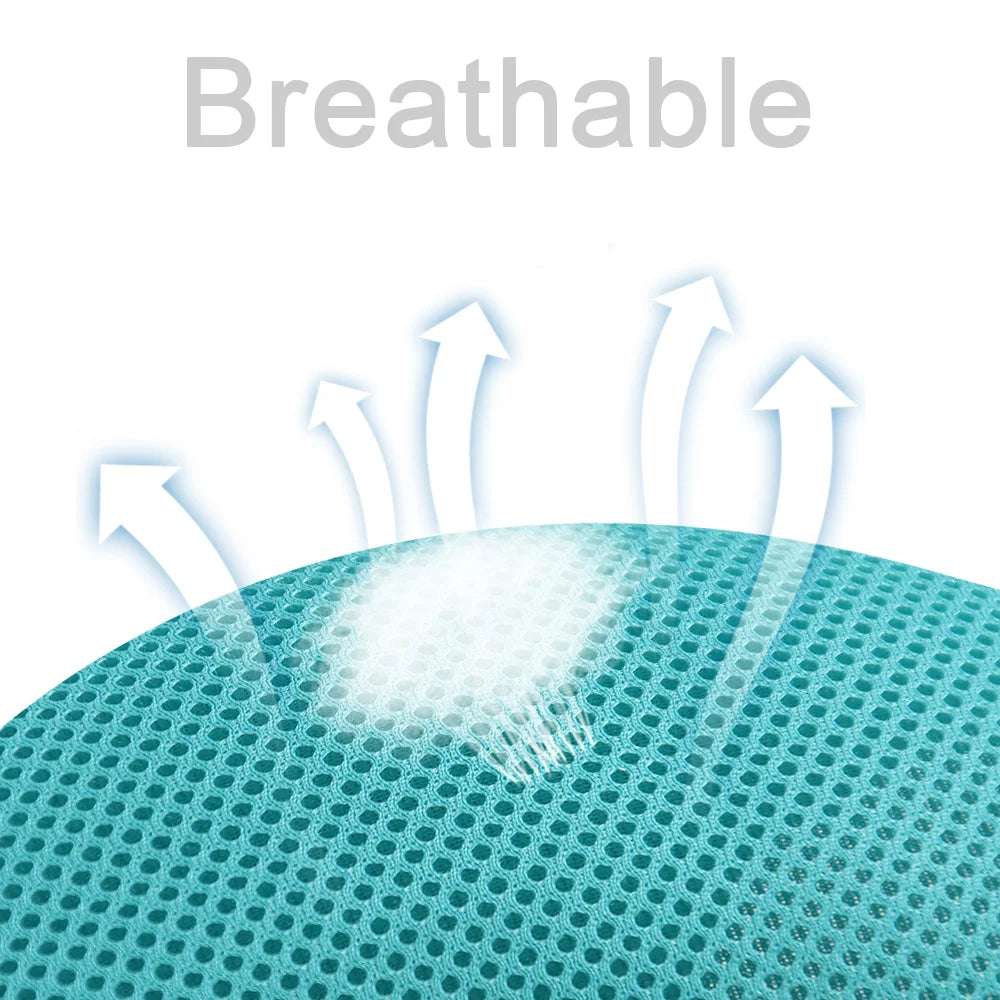 Small dog wearing reflective no-pull harness with leash