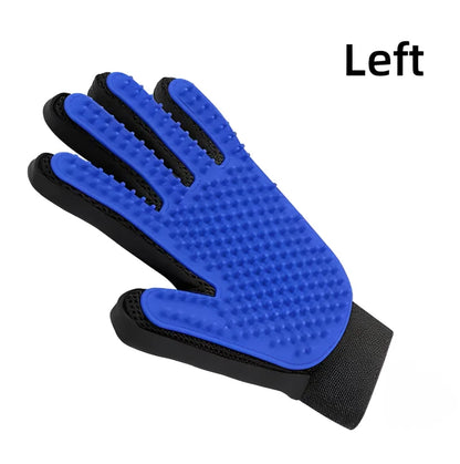 Pet Grooming Glove – Deshedding & Massage Glove for Cats & Dogs – Left or Right Hand