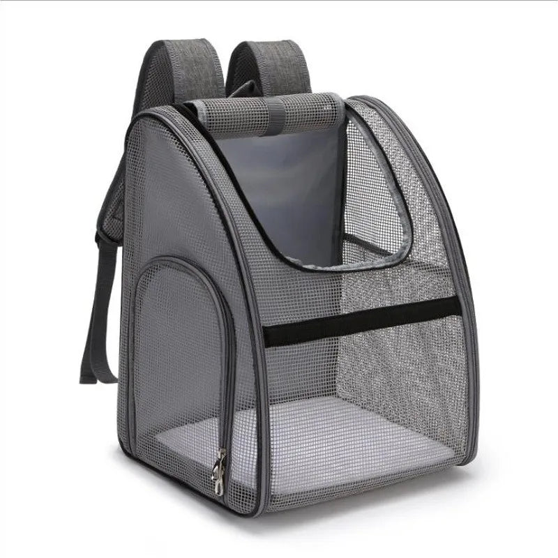 Multiple foldable pet backpacks in different colors