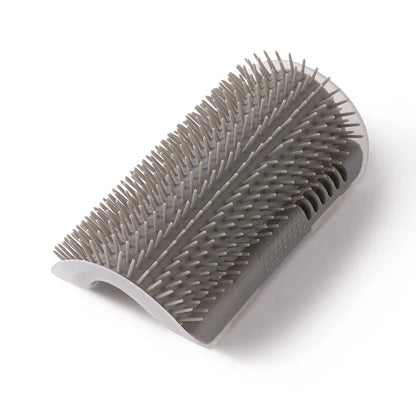 Cat Self Groomer Brush – Wall Corner Massage Scratcher with Catnip
