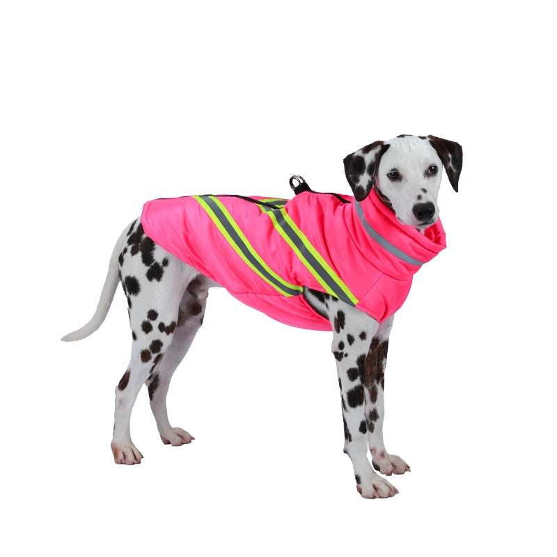 Winter Waterproof Dog Jacket – Warm Reflective Coat for Small & Large Dogs